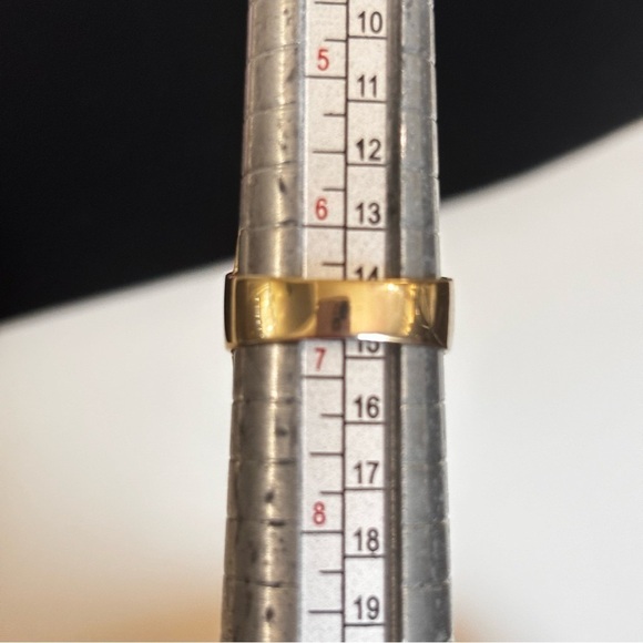 Jade gold over 925 large ring size 6.75 - Picture 12 of 12